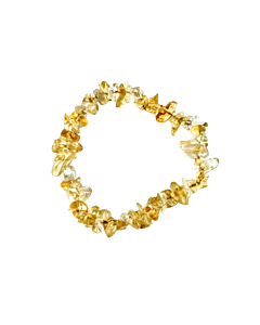 Citrine chip bracelet