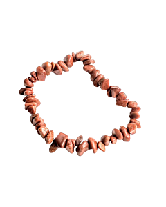 Goldstone chip bracelet