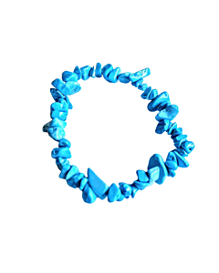 Howlite Blue chip bracelet