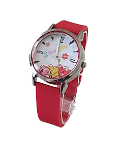 Girls Heart Red Watch