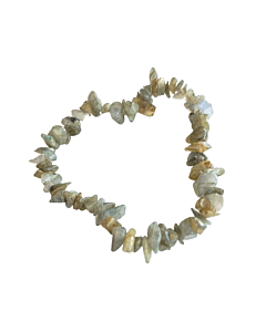 Labradorite chip bracelet
