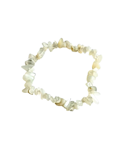 Moonstone chip bracelet