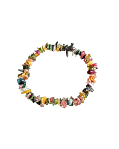 Tourmaline Rainbow Colours chip bracelet