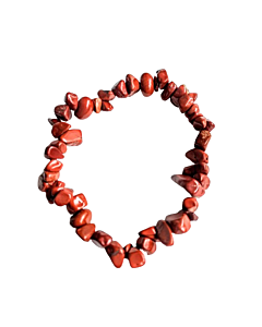Red Jasper chip bracelet