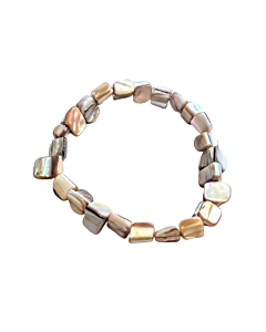 Sea Shell Cream chip bracelet