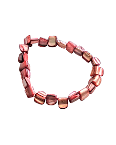 Sea Shell Red chip bracelet