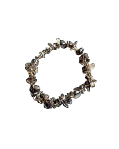 Smokey Quartz chip bracelet