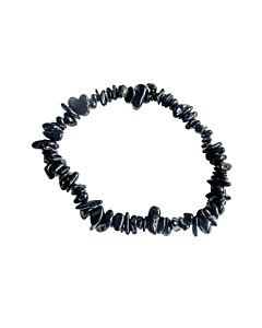 Tourmaline Black chip bracelet